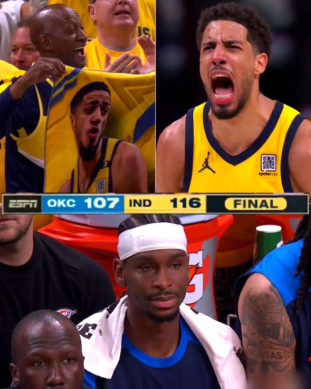 今夜NBA季后赛焦点战；印第安纳步行者调整名单；态度坚定；身体对抗强度拉满的简单介绍